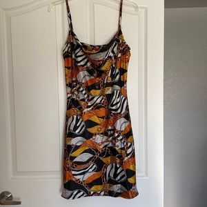 guess satin slip dress